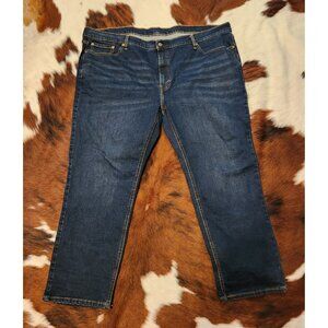 Levi's 541 Dark Blue Jeans 48x32 Denim Men Straight Fit Excellent